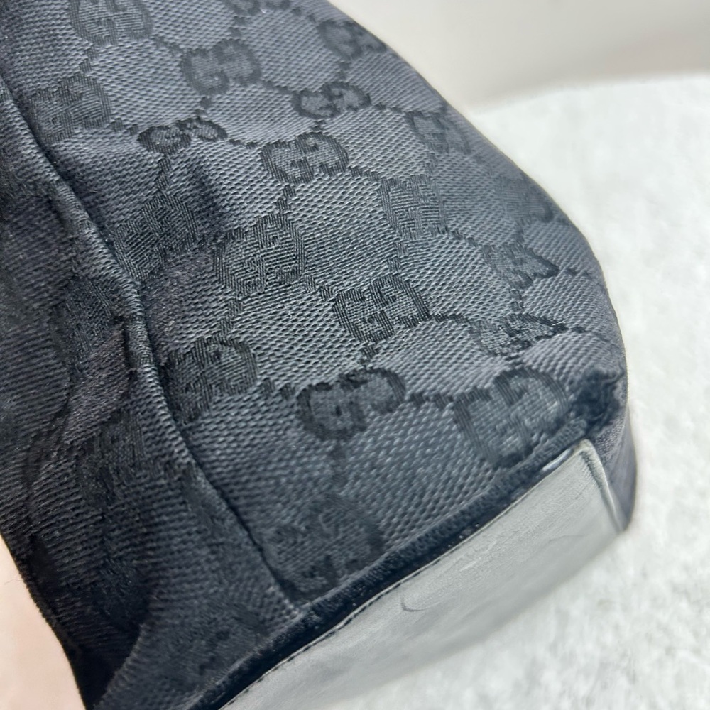 Gucci Monogram Tote with Leather Trim - Picture 6 of 16